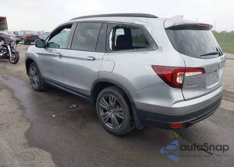 2022 Honda Pilot Awd Sport from USA, damaged, VIN 5FNYF6H33NB077649